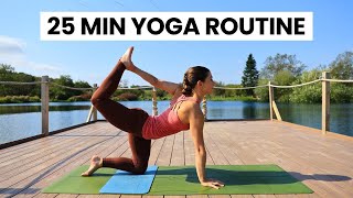 25 Min Yoga Routine to Improve Back Flexibility [upl. by Gruchot]