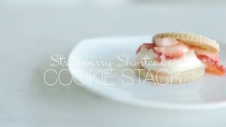 How To Make Strawberry Shortcake Cookie Stack [upl. by Nathaniel665]