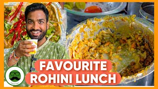 My Favourite Lunch In Rohini  Delhi Street Food  Veggie Paaji [upl. by Nnaeus]