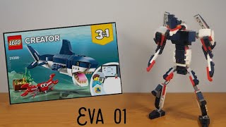 Lego 31088 alternate build Eva 01 [upl. by Ahselet59]