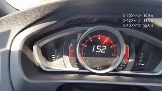 2016 Volvo V40 T3 Geartronic  acceleration [upl. by Luella]