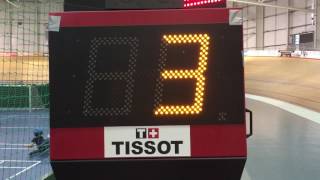 UCI Velodrome Starting Gate Countdown Clock [upl. by Gunther]