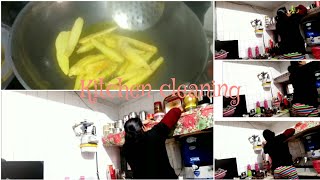 kitchen cleaning 40 minutes kitchen cleaning routinedesi cleaning vlogRUHELA FAMILY VLOGS 😊❣️ [upl. by Genevieve]