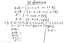 1 Set theoryBasics [upl. by Groveman868]