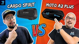 Cardo Spirit VS Moto A2 Plus The Best Budget Motorcycle Bluetooth Intercom [upl. by Nattie]