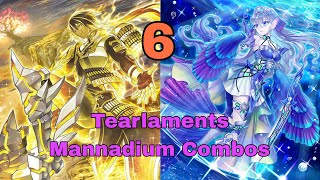 Master Duel First 6 TEARLAMENTS MANNADIUM Combos  Part 22 [upl. by Demodena]