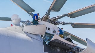 Crazy Process of Starting the World’s Biggest Helicopter Ever Produced [upl. by Mirelle944]