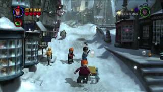 Lego Harry Potter Years 14 Chamber of Secrets level Part 3 Ending stats gold bricks and end movie [upl. by Tiphane]