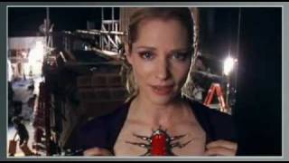 Sienna Guillory Very Brief Behind the Scenes of Resident Evil Afterlife [upl. by Quar]