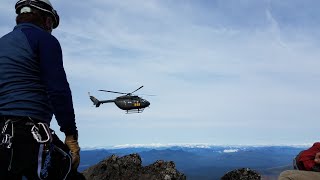 Rescue mission saves 2 trapped on Three Fingered Jack [upl. by Kcid101]