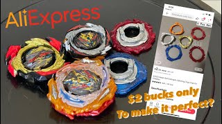 Can you make the perfect belial with Aliexpress gear   Unboxing review beyblade aliexpress [upl. by Otirecul]