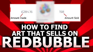 How to Find Items amp Design ideas that Sell on Redbubble FAST amp EASY BRAND NEW Redbubble Trick [upl. by Lennaj126]