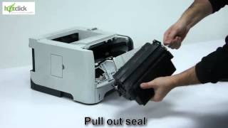 HP P2055 Toner Cartridge Replacement  user guide CE505A [upl. by Enomad]