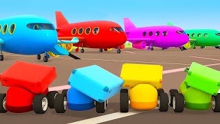 Helper Cars cartoons full episodes amp racing cars Car cartoon for kids Vehicles amp Airplane for kids [upl. by Jameson754]