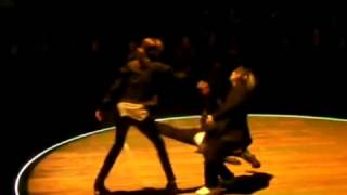 Freja Beha Knocks Down Yohji YamamotoY3 Fight Scene [upl. by Pepito]