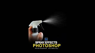 Quick Way Realistic Spray Effect in Photoshop  Photoshop shorts Video [upl. by Wilfrid]