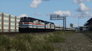 Train Sim Classic Amtrak NPCU 406 Preview [upl. by Oirevas]