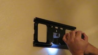 Como instalar el soporte de un televisor en una pared  Wall mount tv [upl. by Nylirrej]