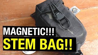 Review ATM MagFeedOh Sack Magnetic Bikepacking Stem Bag [upl. by Arjun]