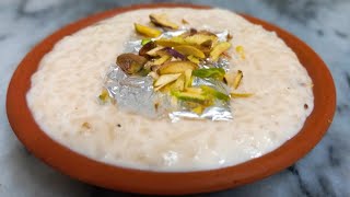 Rice Kheer Recipe Easy amp Quick Kheer Recipe By Bakester Kitchen [upl. by Novyad761]