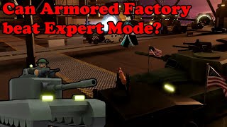 Can Armored Factory BEAT Expert Mode  Tower Defense X [upl. by Sedruol]