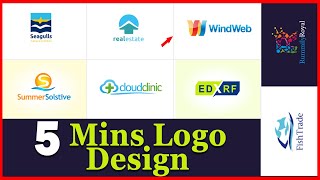 How To Design A Professional Logo Easily  SoThink Logo Maker [upl. by Ienttirb]