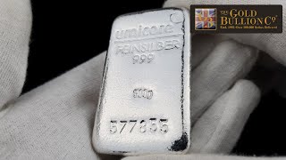 500g Umicore Cast Silver Bar I Buy Now [upl. by Beaufort]