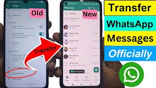 How to Transfer WhatsApp Message From Old Phone to New Phone in 2024 [upl. by Annai]