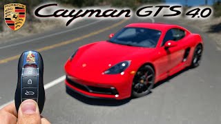 The 2021 Porsche 718 Cayman GTS 40 is a FlatSix Symphony for an Audience of One InDepth Review [upl. by Sheng]