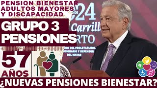 🤑GRUPO 3 DH OCTUBRE Y NOVIEMBRE REGISTROS APOYO BIENESTAR PAGOS DOBLES 57 AÑOS AMLO PENSIONES🤔 [upl. by Anai]