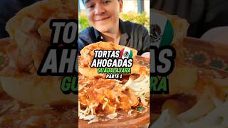 ¡Las Famosas TortasAhogadas de Guadalajara ✈️🇲🇽 mexico guadalajara comida foodie tortas [upl. by Seko]