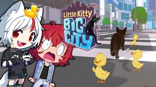 CORRALLING DUCK CHILDREN  LITTLE KITTY BIG CITY  EPISODE 4 [upl. by Ddarb]