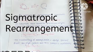 Sigmatropic Rearrangement [upl. by Nellak]