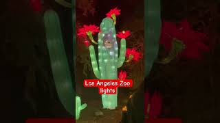 Los Angeles Zoo lights Nov 15Jan 5 family losangeles usa california fun zoolights [upl. by Ioved]