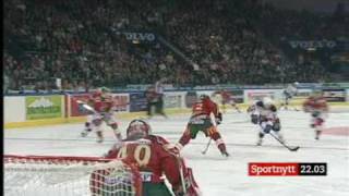 Frölunda  Djurgården  Självmål av Johan Honken Holmqvist [upl. by Eillit186]