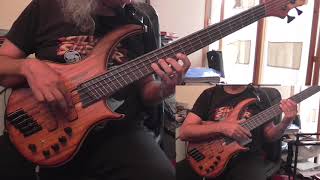 Moscato bass fanned fret fretless [upl. by Lletram]