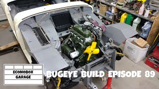 How I installed the engine gearbox and driveshaft in our Austin Healey Sprite Bugeye Build Ep89 [upl. by Seagraves]