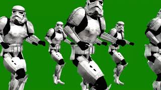 FREE HDHQ Stormtroopers Dance Green Screen 4K [upl. by Sublett]