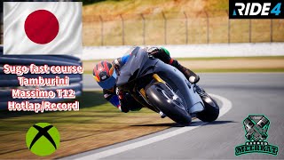 RIDE 4  Sugo fast course  Tamburini Massimo T12  HotlapRecord XBOX [upl. by Ahsuas]