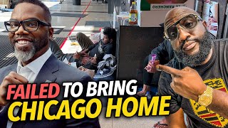 Chicago Mayor Brandon Johnson Fails To quotBring Chicago Homequot Taxing the Rich To Spend On Homeless [upl. by Laehcim]