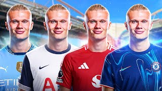 I Made Erling Haaland Play For Other Premier League Clubs [upl. by Robby]