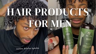 Some Of The Best Hair Products For Men Curly Hair Products [upl. by Alicul631]