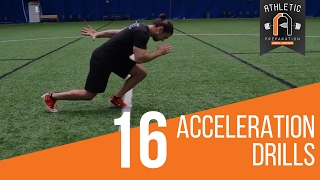 Speed Training Drills  16 Acceleration Starts For Athletes [upl. by Joshia]