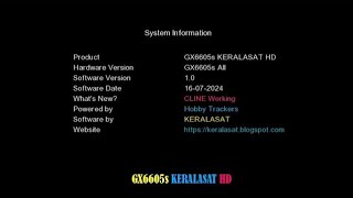 Gx6605s Software 16 July 2024 Update [upl. by Audre]