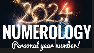 Numerology Predictions 2024  Your Personal year number [upl. by Anivlek863]