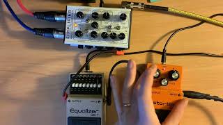 Simplifier MK2  Using GE7 to shape the DS1 Distortion [upl. by Aleik544]