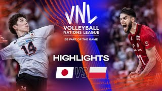 🇯🇵 JPN vs 🇵🇱 POL  Highlights Semifinals  Mens VNL 2023 [upl. by Jeth]