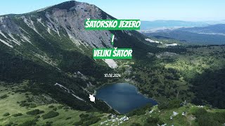 Šator planina  Šatorsko jezero preko Velikog Tičeva  Uspon na Veliki Šator od Šatorskog jezera [upl. by Enael]