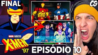 QUE FINAL ÉPICO XMEN VS BASTION E VINGADORES APARECERAM  React XMen 97 EP 10 Final [upl. by Aneerehs]