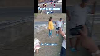 Tournoi de pétanque à Port Mathurin 27 septembreportmathurin mer ile vacances [upl. by Colt]